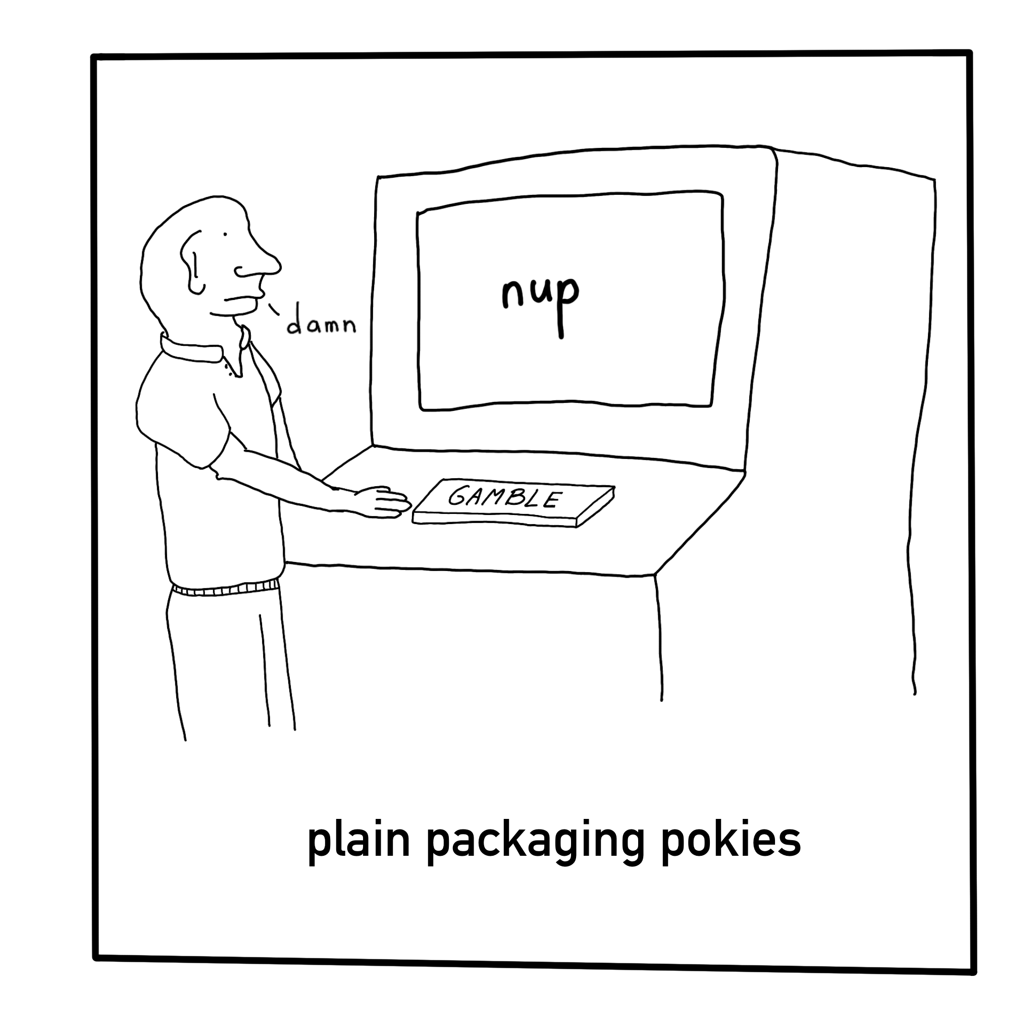 plain packaging pokies